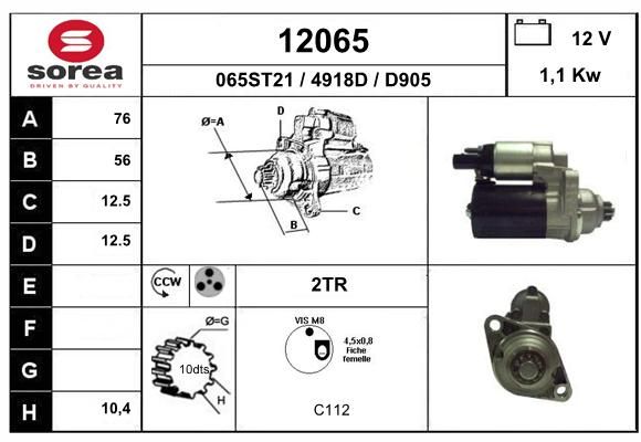 EAI starteris 12065