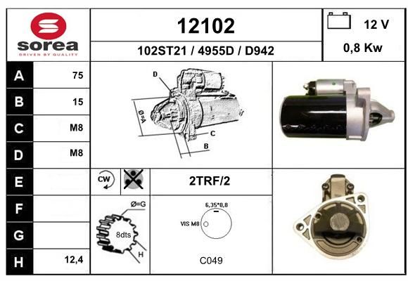 EAI starteris 12102