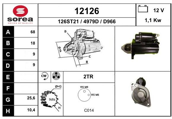 EAI starteris 12126