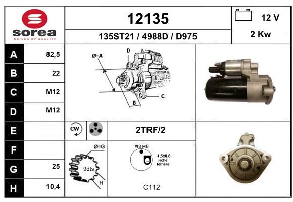 EAI starteris 12135