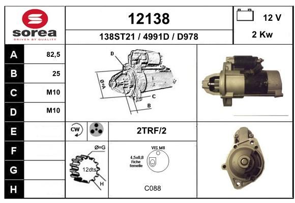 EAI starteris 12138