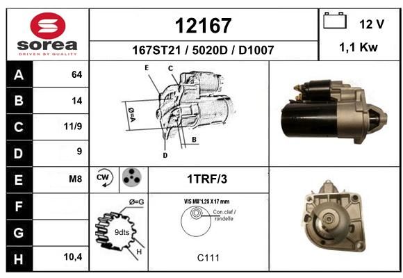 EAI starteris 12167