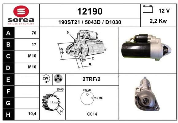 EAI starteris 12190