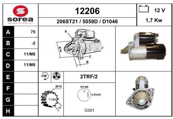 EAI starteris 12206