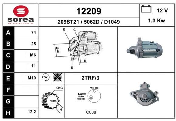 EAI starteris 12209