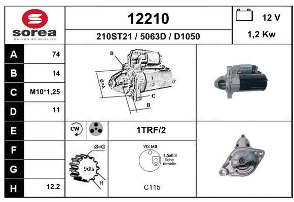 EAI starteris 12210