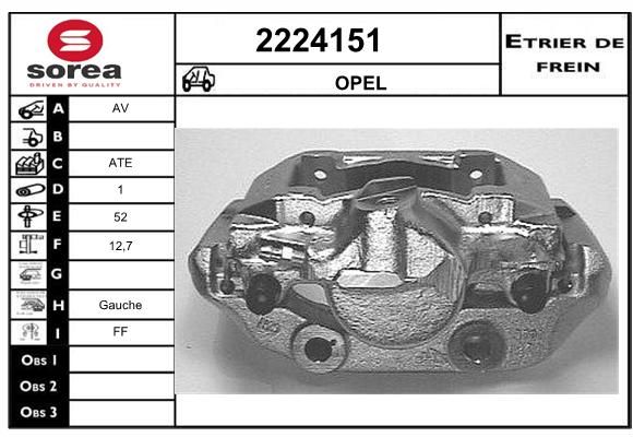 EAI stabdžių apkaba 2224151