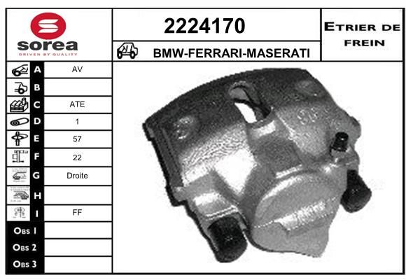 EAI stabdžių apkaba 2224170