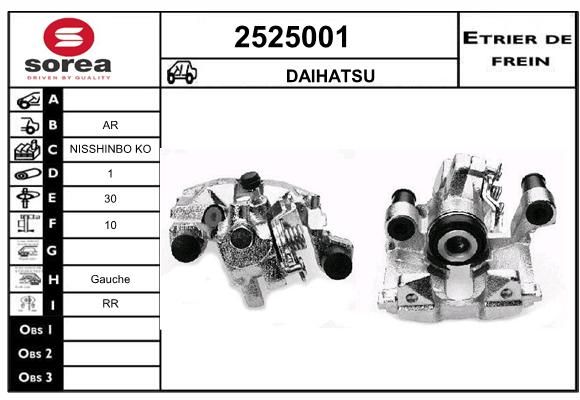 EAI stabdžių apkaba 2525001