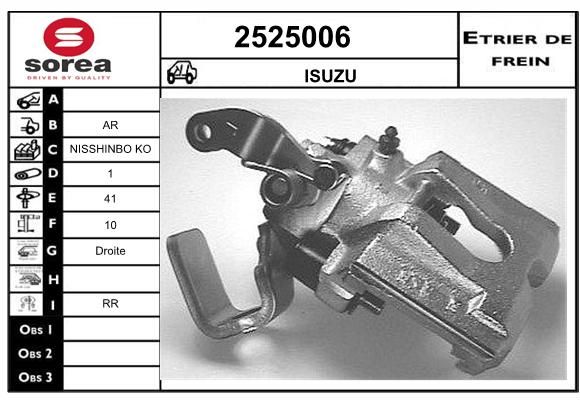 EAI stabdžių apkaba 2525006