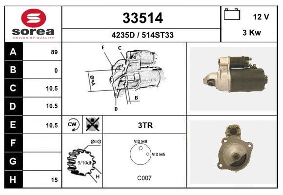 EAI starteris 33514