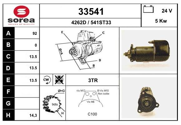 EAI starteris 33541