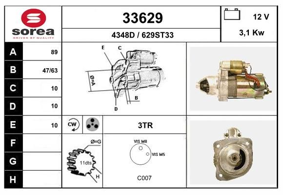 EAI starteris 33629