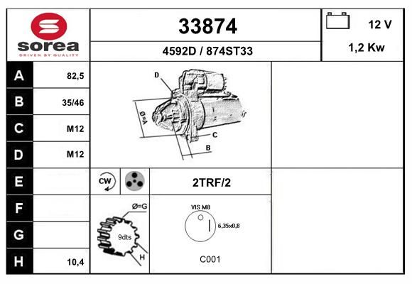 EAI starteris 33874