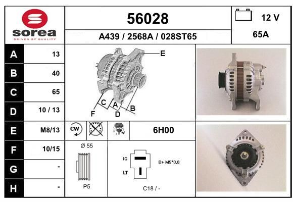 EAI kintamosios srovės generatorius 56028