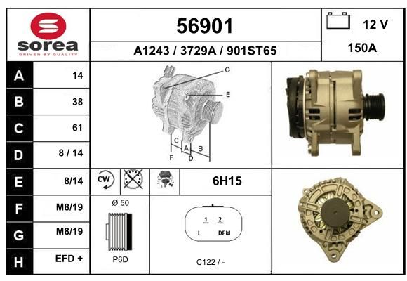 EAI kintamosios srovės generatorius 56901