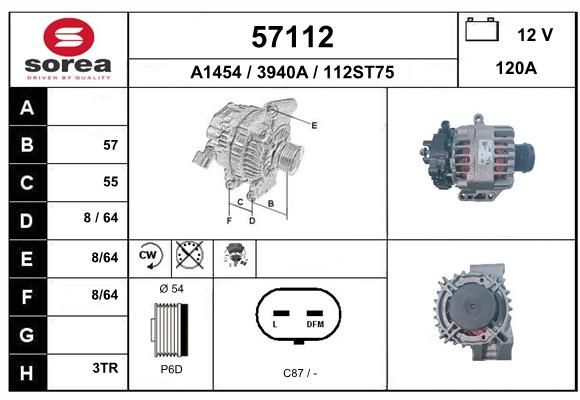 EAI kintamosios srovės generatorius 57112