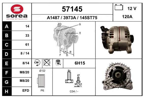 EAI kintamosios srovės generatorius 57145