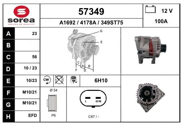 EAI kintamosios srovės generatorius 57349