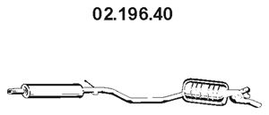 EBERSPÄCHER Глушитель выхлопных газов конечный 02.196.40