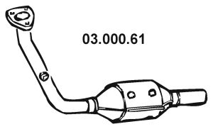 EBERSPÄCHER katalizatoriaus keitiklis 03.000.61