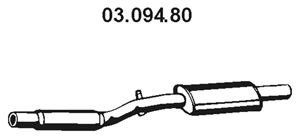 EBERSPÄCHER Средний глушитель выхлопных газов 03.094.80