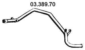 EBERSPÄCHER išleidimo kolektorius 03.389.70