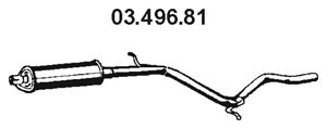 EBERSPÄCHER vidurinis duslintuvas 03.496.81