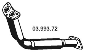 EBERSPÄCHER Труба выхлопного газа 03.993.72