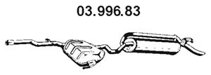 EBERSPÄCHER galinis duslintuvas 03.996.83