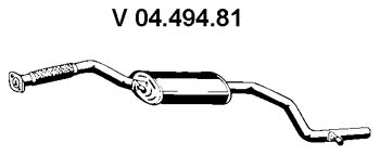 EBERSPÄCHER priekinis duslintuvas 04.494.81