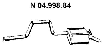 EBERSPÄCHER Глушитель выхлопных газов конечный 04.998.84