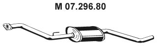 EBERSPÄCHER Средний глушитель выхлопных газов 07.296.80