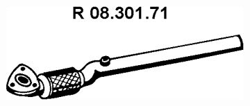 EBERSPÄCHER Труба выхлопного газа 08.301.71