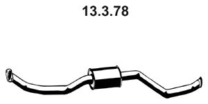 EBERSPÄCHER Средний глушитель выхлопных газов 13.3.78