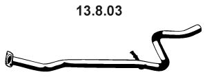 EBERSPÄCHER Труба выхлопного газа 13.8.03