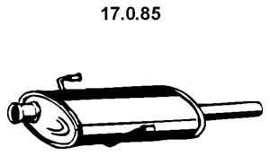 EBERSPÄCHER vidurinis duslintuvas 17.0.85