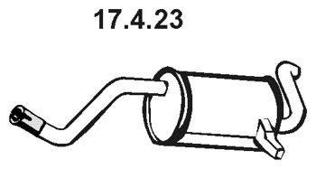 EBERSPÄCHER Глушитель выхлопных газов конечный 17.4.23