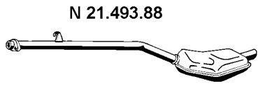 EBERSPÄCHER galinis duslintuvas 21.493.88