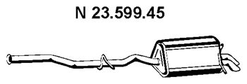 EBERSPÄCHER Глушитель выхлопных газов конечный 23.599.45