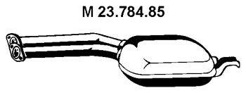 EBERSPÄCHER vidurinis duslintuvas 23.784.85