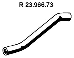 EBERSPÄCHER Труба выхлопного газа 23.966.73