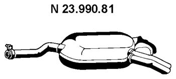 EBERSPÄCHER galinis duslintuvas 23.990.81