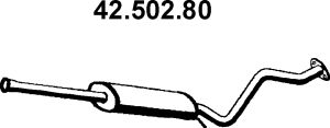 EBERSPÄCHER vidurinis duslintuvas 42.502.80