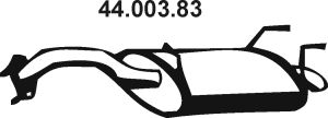 EBERSPÄCHER Глушитель выхлопных газов конечный 44.003.83