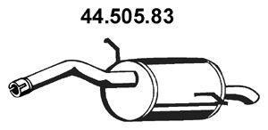 EBERSPÄCHER Глушитель выхлопных газов конечный 44.505.83