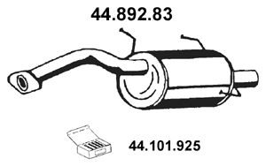 EBERSPÄCHER galinis duslintuvas 44.892.83