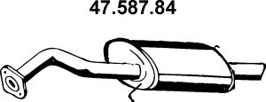 EBERSPÄCHER Глушитель выхлопных газов конечный 47.587.84
