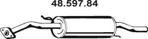 EBERSPÄCHER galinis duslintuvas 48.597.84