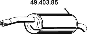 EBERSPÄCHER galinis duslintuvas 49.403.85